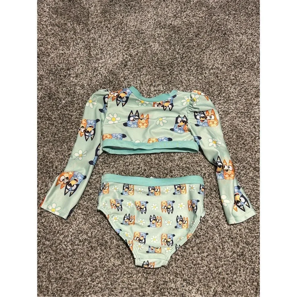 Bluey 2 piece bathing suit size 2T